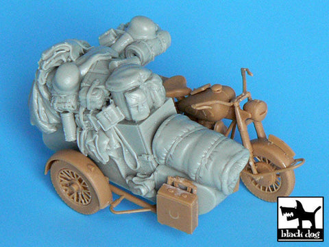 ブラックドッグ T35011 1/35 ドイツ サイドカー アクセサリーセット