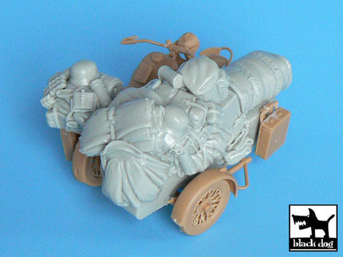 ブラックドッグ T35011 1/35 ドイツ サイドカー アクセサリーセット