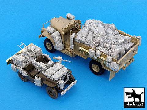 ブラックドッグ T35016 1/35 イギリス SAS ジープ＆デザートシボレー アフリカ アクセサリーセット