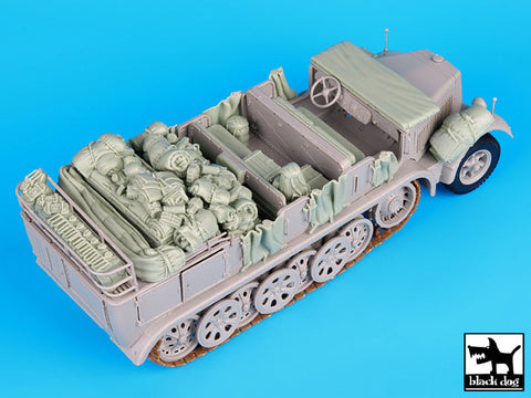 ブラックドッグ T35072 1/35 ドイツ Sd.Kfz8ハーフトラック アクセサリーセット（フルバージョン）