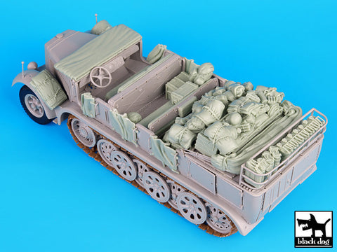 ブラックドッグ T35072 1/35 ドイツ Sd.Kfz8ハーフトラック アクセサリーセット（フルバージョン）