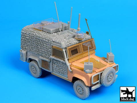 ブラックドッグ T35092 1/35 イギリス 装甲ランドローバー「スナッチ」バラクーダ アフガニスタン(ホビーボス)