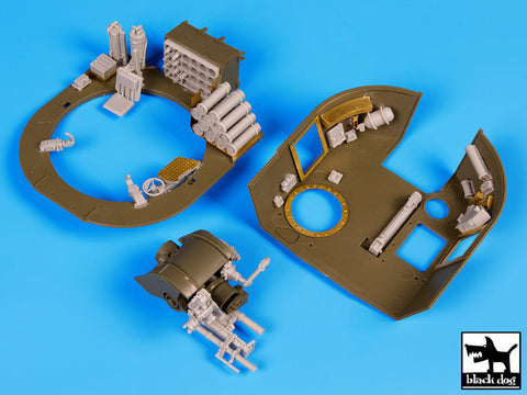 ブラックドッグ T35101 1/35 アメリカ M 109 A2 インテリア アクセサリーセット(AFVクラブ)