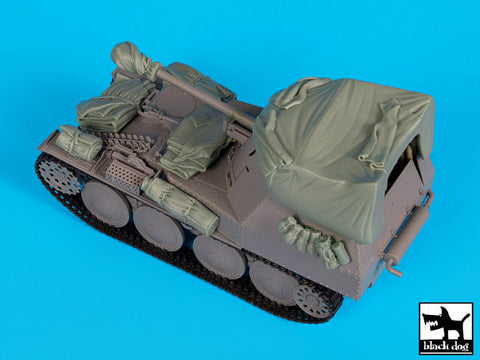 ブラックドッグ T35160 1/35 ドイツ マーダーIII キャンパス アクセサリーセット(ドラゴン)