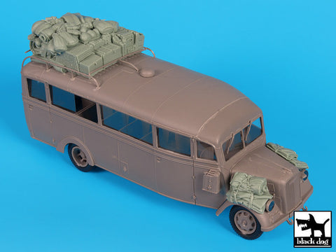 ブラックドッグ T35171 1/35 ドイツ オペルブリッツ 3.6-47 オムニバス アクセサリーセット(ローデン)