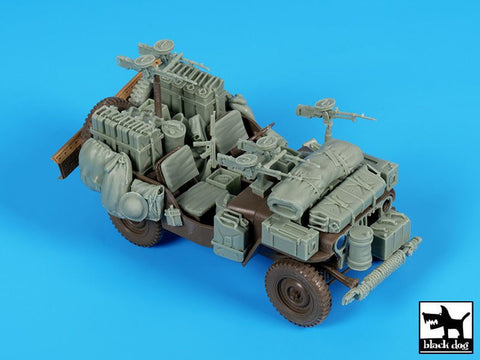 ブラックドッグ T35224 1/35 イギリス SAS ジープ アフリカ アクセサリーセット （タミヤ用）