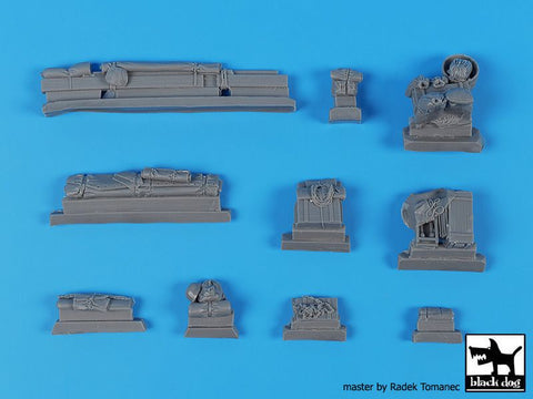 ブラックドッグ T35227 1/35 ドイツ軍 エレファント戦車 Sd.Kfz 184 アクセサリーセット （イタレリ用）