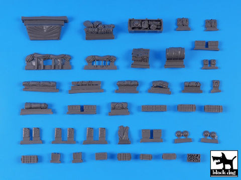 ブラックドッグ T35277 1/35 ベッドフォード QL 中型トラックアクセサリーセット (イタレリ用)
