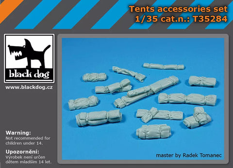 ブラックドッグ T35284 1/35 テント アクセサリーセット (汎用)