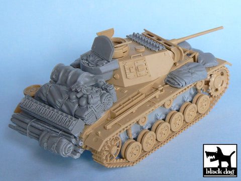 ブラックドッグ T48024 1/48 ドイツ III号戦車L型 アクセサリーセット