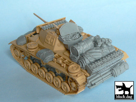 ブラックドッグ T48024 1/48 ドイツ III号戦車L型 アクセサリーセット