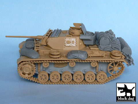 ブラックドッグ T48024 1/48 ドイツ III号戦車L型 アクセサリーセット
