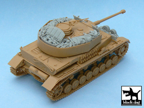 ブラックドッグ T48029 1/48 ドイツ IV号戦車J型 アクセサリーセット