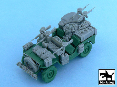 ブラックドッグ T48054 1/48 イギリス SASジープ ヨーロッパ 1944年 アクセサリーセット