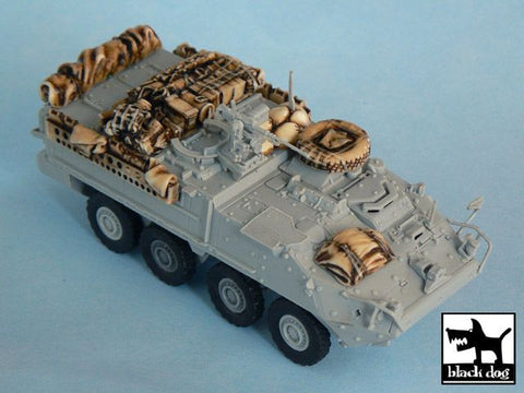 ブラックドッグ T72002 1/72 M1126 ストライカー イラク戦争 （ トランぺッター 07255用, 7 レジンパーツ）