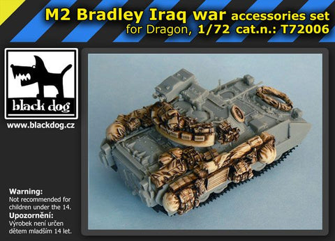 ブラックドッグ T72006 1/72 M2ブラッドレー歩兵戦闘車 （ ドラゴン用，16 レジンパーツ）