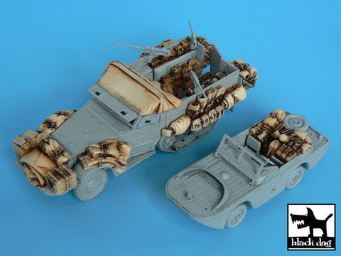 ブラックドッグ T72016 1/72 M3 ハーフトラック+水陸両用車 （ トランぺッター用）