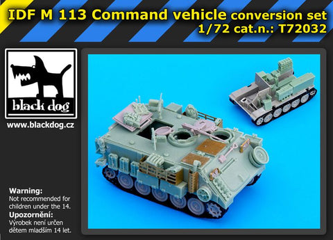 ブラックドッグ T72032 1/72 イスラエル国防軍 M113指揮車両 コンバージョンセット （ トランぺッター用）