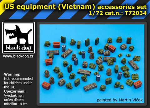 ブラックドッグ T72034 1/72 アメリカ 装備品 ベトナム