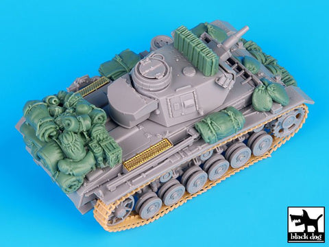 ブラックドッグ T72037 1/72 ドイツ軍 III号戦車N型 ドイツ・アフリカ軍団 アクセサリーセット （ ドラゴン用）