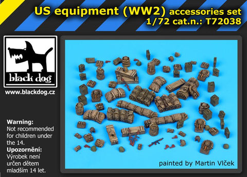 ブラックドッグ T72038 1/72 アメリカ軍 WWII 装備品