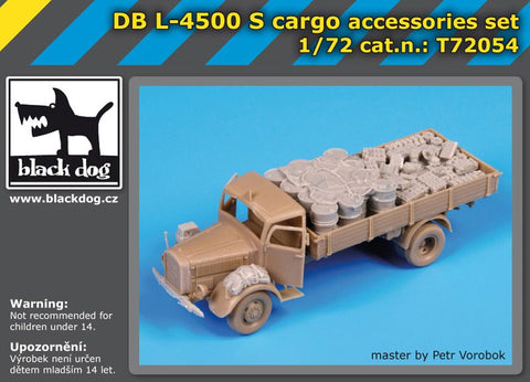 ブラックドッグ T72054 1/72 DBL-4500 S カーゴ アクセサリーセット （シャトンモデルバウ用）