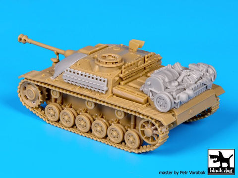 ブラックドッグ T72059 1/72 III号突撃砲 アクセサリーセット （ レベル用）