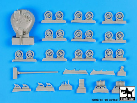 ブラックドッグ T72060 1/72 T-55A コンバージョンセット （ トランぺッター用）