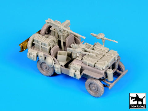 ブラックドッグ T72063 1/72 ブリティッシュ SAS ジープ ノースアフリカ 1942 （ ドラゴン用）