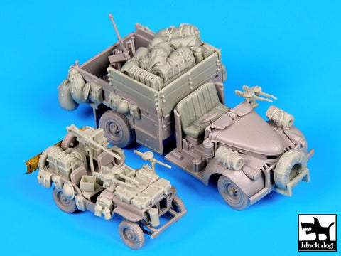 ブラックドッグ T72065 1/72 ブリティッシュ SAS ジープ - シボレー SAS （ ドラゴン用）