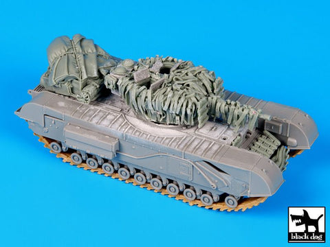 ブラックドッグ T72076 1/72 チャーチル Mk IV （ ドラゴン用）