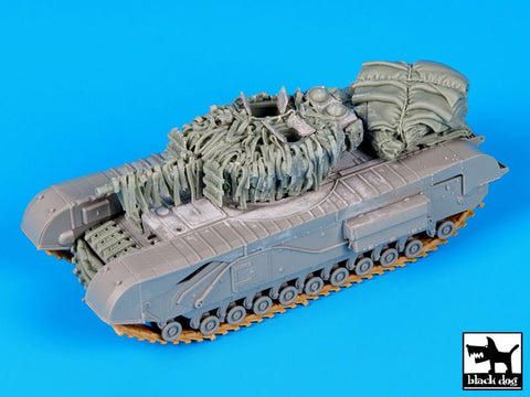 ブラックドッグ T72076 1/72 チャーチル Mk IV （ ドラゴン用）
