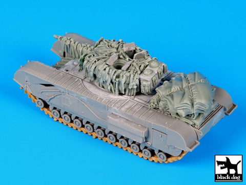 ブラックドッグ T72076 1/72 チャーチル Mk IV （ ドラゴン用）