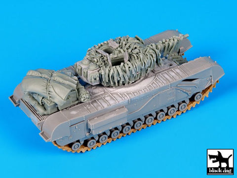 ブラックドッグ T72076 1/72 チャーチル Mk IV （ ドラゴン用）