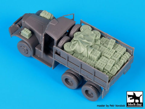 ブラックドッグ T72089 1/72 T 968 カーゴトラック アクセサリーセット （ IBG Models用）