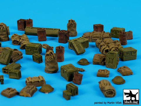 ブラックドッグ T72091 1/72 ブリティッシュ WWII 装備品 アクセサリーセット