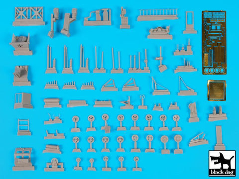 ブラックドッグ T72092 1/72 エアクラフト クラッシュ ハンディング ＆ サルベージクレーン コンプリートキット