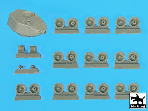 ブラックドッグ T72098 1/72 T 34-85 工場製 122モデルl 1945 コンバージョンセット （ トランぺッター用）