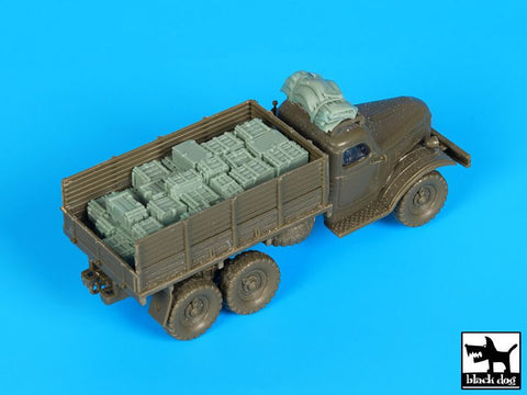 ブラックドッグ T72104 1/72 Zil 157 ソビエト 軍用 トラック アクセサリーセット （ トランぺッター用）