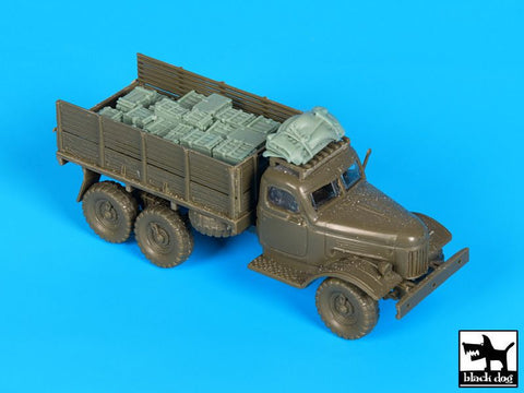 ブラックドッグ T72104 1/72 Zil 157 ソビエト 軍用 トラック アクセサリーセット （ トランぺッター用）