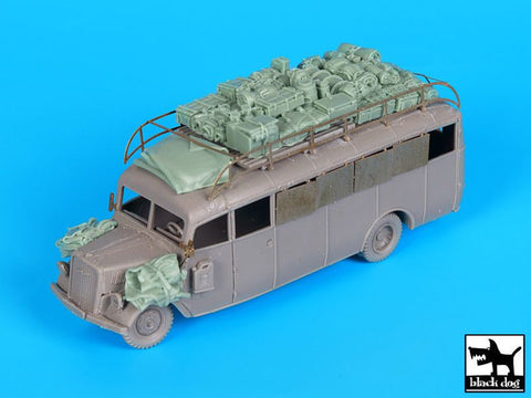 ブラックドッグ T72105 1/72 オペル3.6-47 オムニバス シュタブワーゲン用 アクセサリーセット （ ローデン用）