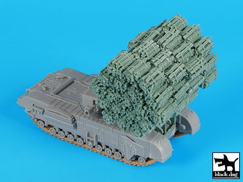 ブラックドッグ T72109 1/72 チャーチル MK IV用 粗朶束フレーム （ ドラゴン用）
