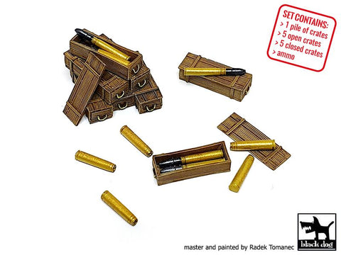ブラックドッグ T72117 1/72 パンサー用弾薬箱
