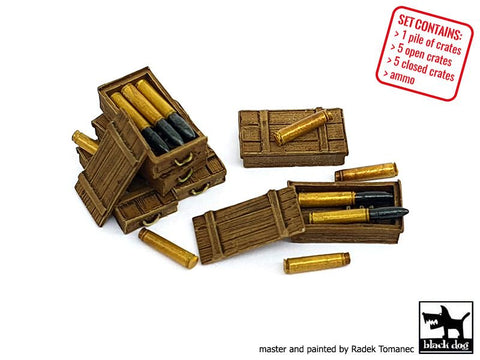 ブラックドッグ T72119 1/72 パンサー IV用弾薬箱
