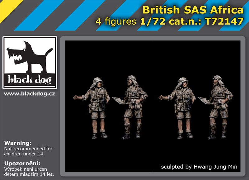 ブラックドッグ T72147 1/72 イギリス SAS 北アフリカ フィギュア