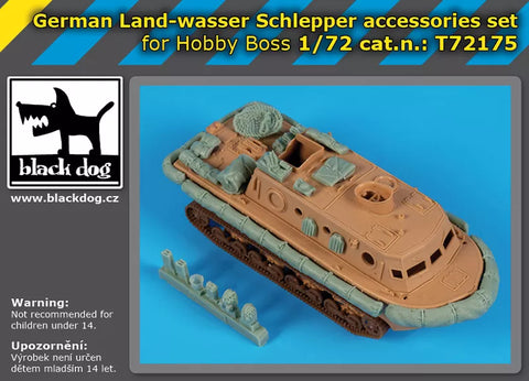 ブラックドッグ T72175 1/72 ドイツ ランド ヴァッサー シュレッパー アクセサリーセット   (ホビーボス用)