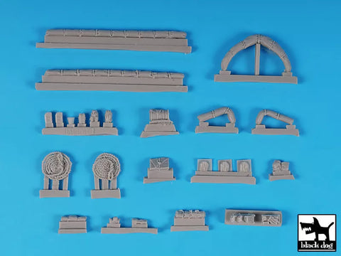ブラックドッグ T72175 1/72 ドイツ ランド ヴァッサー シュレッパー アクセサリーセット   (ホビーボス用)