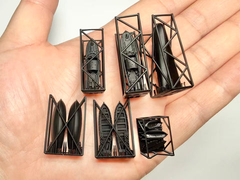 MUYIモデル G350121 1/350 ドイツ海軍シャルンホルスト船上ボート