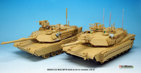 DEFモデル DE35015 1/35 M1A2 SEP エイブラムス ベーシックエッチングパーツセット (アカデミー用)