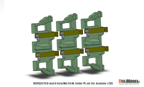 DEFモデル DE35020 1/35 IV号戦車Ｈ型初期-中期 OVMホルダーセット (アカデミー/ 他キット用)
